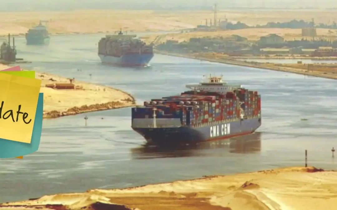 Suez Canal/Red Sea Shipping Advisory – Updated Jan 05, 2024